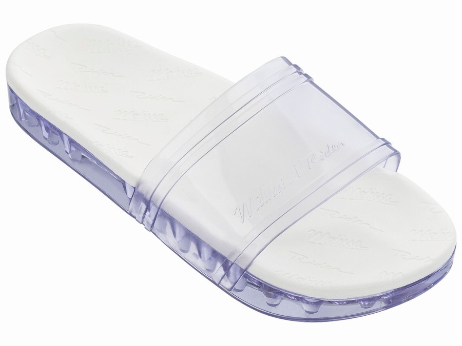 Chanclas De Baño Melissa Rider Transparent Mujer - Transparente - Argentina KIW-417835